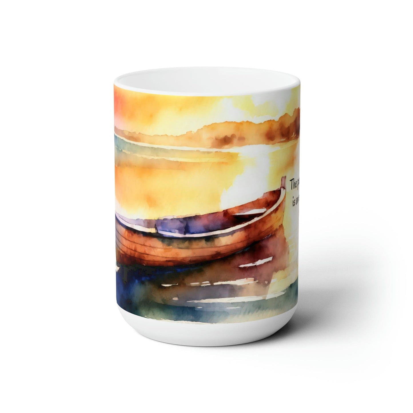 Ceramic Mug 15oz - the Peace of God - Everlasting River Illustration